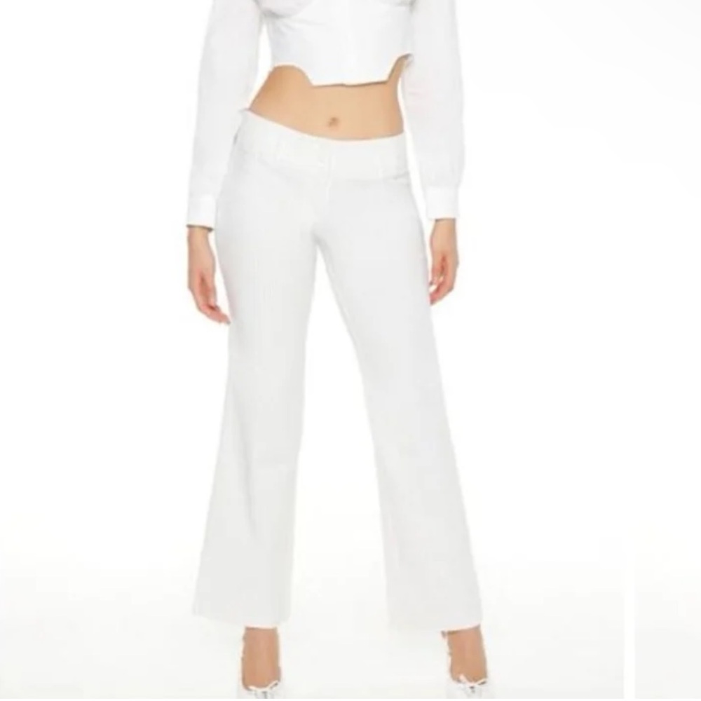 NWT Pinstripe low rise tailored pants